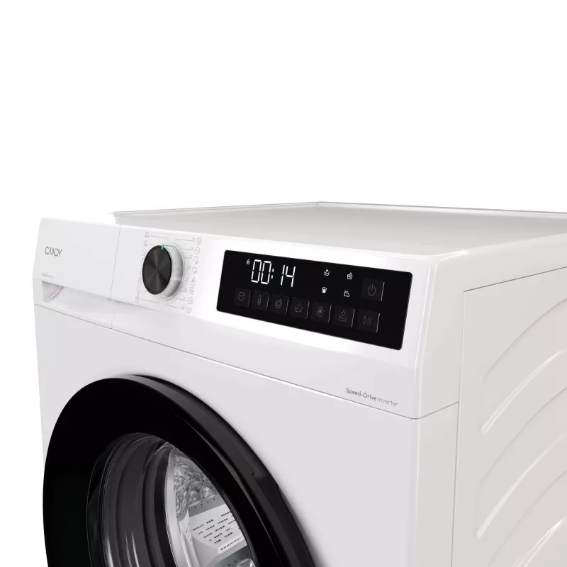 Candy GD 49B8-S práčka s predným plnením, 9 kg, 1400 ot./min, energetická trieda A, biela