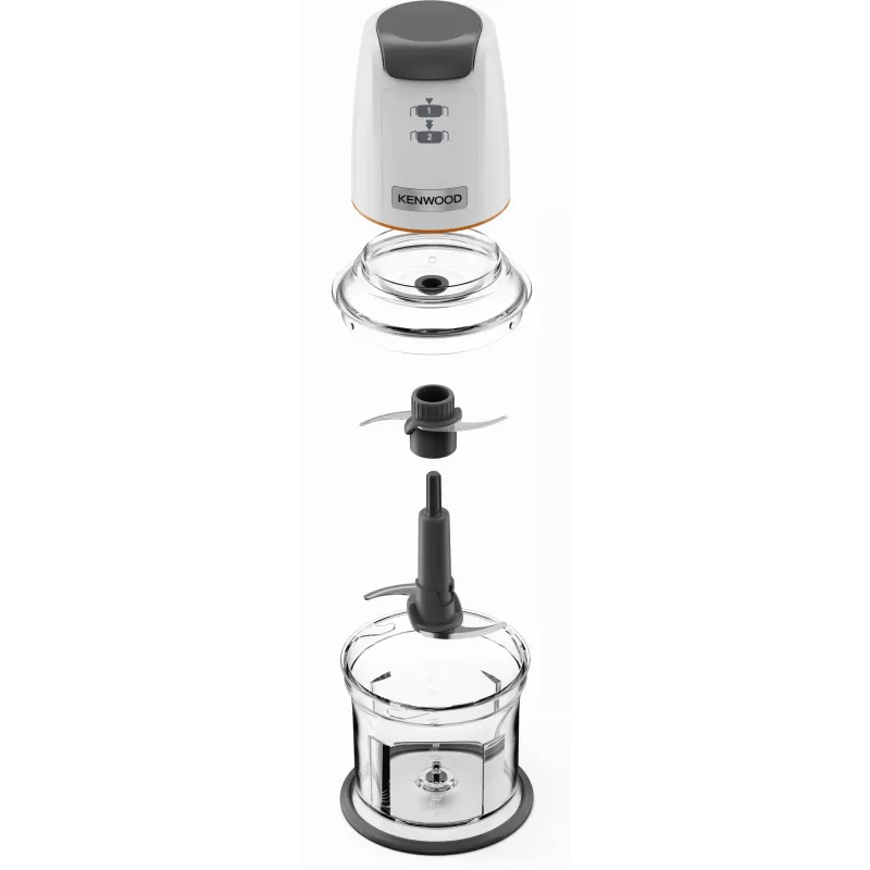 Mini kuchynský robot Kenwood EasyChop CHP61 500W, kompaktný kuchynský robot na sekanie, mixovanie a pyré
