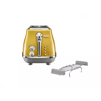 De’Longhi Icona Capitals 2 plátky 900 W žltá