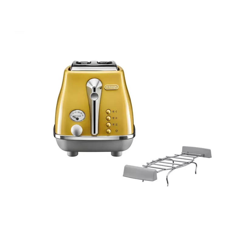De’Longhi Icona Capitals 2 plátky 900 W žltá