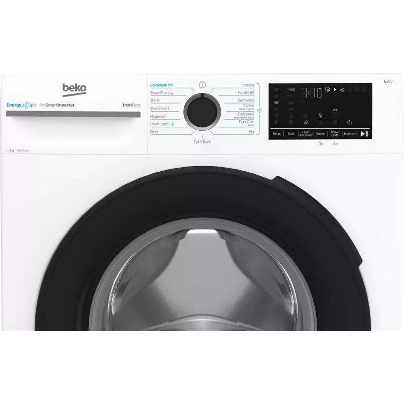 Práčka BEKO BM3WFSU49415WB predné plnenie 9 kg 1400 ot/min biela, energia A