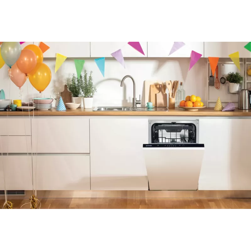 Gorenje GV 520 E 10 EB plne integrovateľná 11 súprav riadu