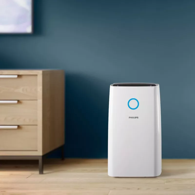 Philips 3000 series DE3306/11 odvlhčovač vzduchu 4 L 51 dB biela, svetlosivá