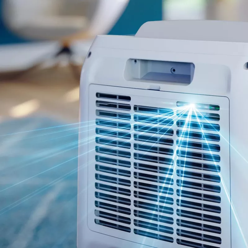 Philips 3000 series DE3306/11 odvlhčovač vzduchu 4 L 51 dB biela, svetlosivá