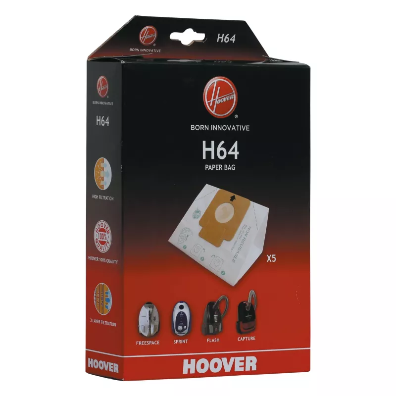 Hoover H64 BAG vrecká na prach pre podlahový vysávač