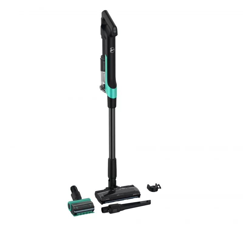 Hoover HF210P 011 2-in-1 akumulátorový vysávač batéria suchý EPA bez vrecka 165 W tyrkysová