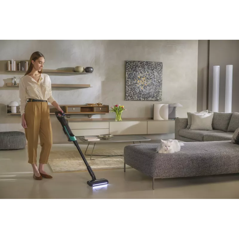 Hoover HF210P 011 2-in-1 akumulátorový vysávač batéria suchý EPA bez vrecka 165 W tyrkysová
