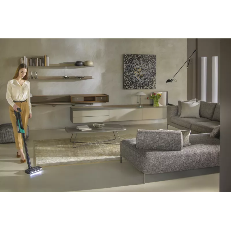 Hoover HF210P 011 2-in-1 akumulátorový vysávač batéria suchý EPA bez vrecka 165 W tyrkysová