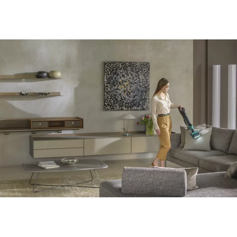 Hoover HF210P 011 2-in-1 akumulátorový vysávač batéria suchý EPA bez vrecka 165 W tyrkysová