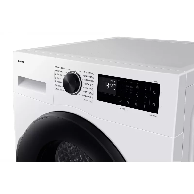 Samsung DV90DG52A0AELE sušička s tepelným čerpadlom voľne stojaca s predným plnením 9 kg biela