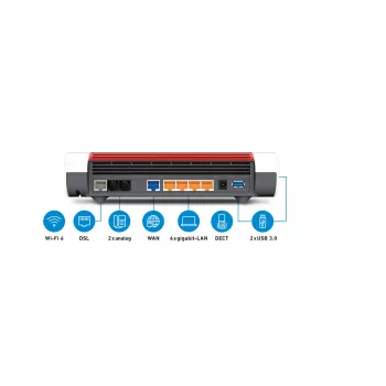 Stolný router FRITZ!Box 7590 AX Dual-Band Wi-Fi 6