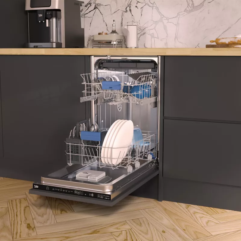 Beko BDIS38040Q vstavaná slim umývačka riadu s AquaIntense®