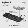 HP Pavilion klávesnica a myš 200, káblová, USB, mechanická, QWERTY, čierna, myš súčasťou