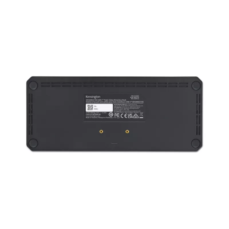 Kensington SD4843P EQ USB-C 10Gbps Triple Video Driverless dokovacia stanica