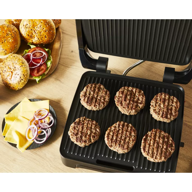 Kontaktný gril Tefal Inicio Adjust GC272D10 s nepriľnavými platňami a nastaviteľnou teplotou
