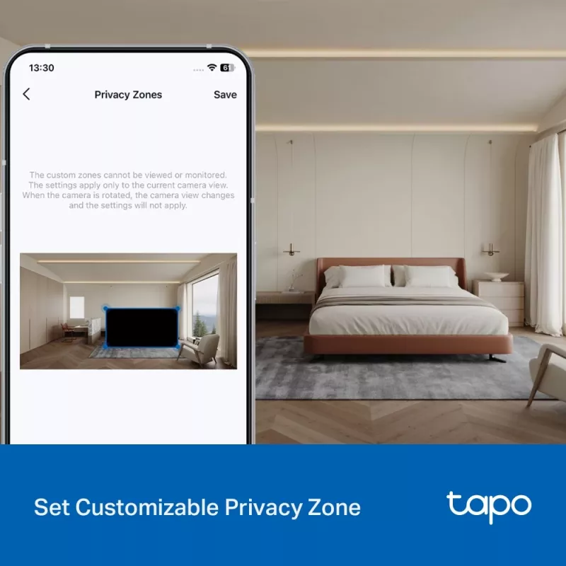 TP-Link Tapo C216 box IP bezpečnostná kamera interiérová 2304 x 1296 pixelov strop/stena/stôl