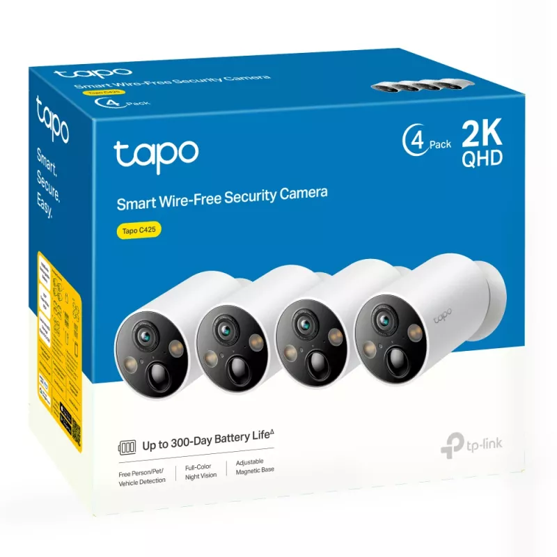 IP bezpečnostná kamera TP-Link Tapo C425 2560 x 1440 exteriérová