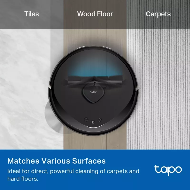 TP-Link Tapo Robot Vacuum Replacement Kit, sada príslušenstva, robotický vysávač, čierna, biela, Tapo RV30 Max Plus, Tapo RV30 Max, Tapo RV20 Max Plus, Tapo RV20 Max, závesná škatuľa, 183 mm