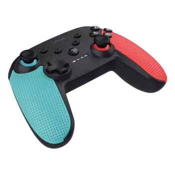 Trust GXT 1246B Muta čierna, modrá, červená Bluetooth gamepad Nintendo Switch, Nintendo Switch Lite