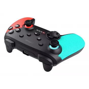 Trust GXT 1246B Muta čierna, modrá, červená Bluetooth gamepad Nintendo Switch, Nintendo Switch Lite