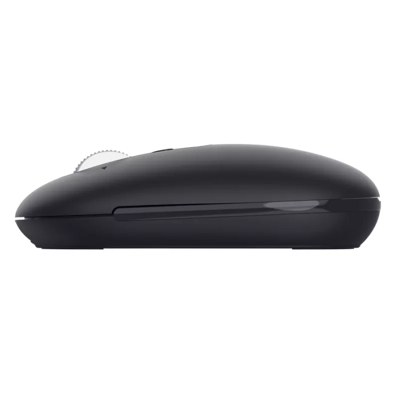 Myš TRUST Seron tenká Multi — obojručná kancelárska myš, optická 3200 DPI, RF Wireless + Bluetooth, 7 tlačidiel, čierna