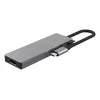 USB Type-C hub TRUST 26062 — HDMI + USB 3.2 Gen 1 Type-A & Type-C, sivý, 5 portov