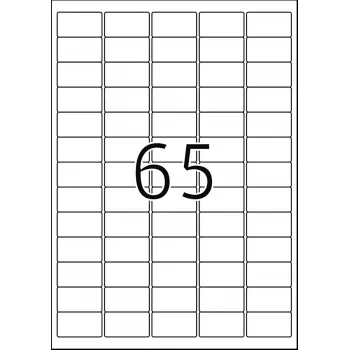 Adresné etikety Premium HERMA A4 38,1x21,2 mm 6500 ks