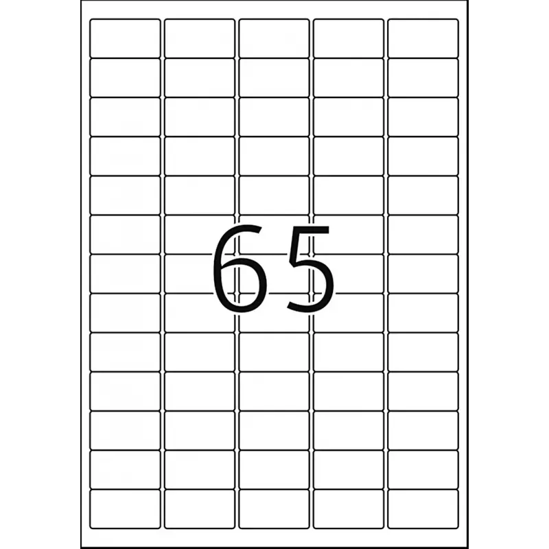 Adresné etikety Premium HERMA A4 38,1x21,2 mm 6500 ks