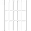 Univerzálne etikety HERMA 10610 20x50 mm biela odnímateľné papier matný