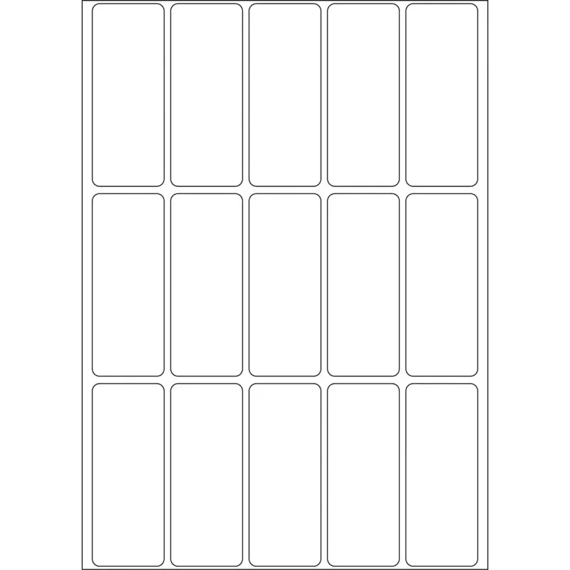 Univerzálne etikety HERMA 10610 20x50 mm biela odnímateľné papier matný