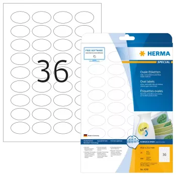 Samolepiace etikety HERMA odnímateľné A4 40,6 x 25,4 mm