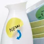 Odnímateľné etikety HERMA A4 Ø 85 mm okrúhle biela 600 ks