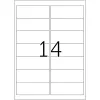 Adresné etikety Premium HERMA A4 99,1x38,1 mm 140 ks