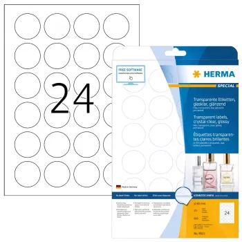 Samolepiaca etiketa do tlačiarne HERMA 8023 A4 Ø 40 mm