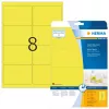Etikety HERMA Neon A4 99,1x67,7 mm žiarivo žltá 160 ks