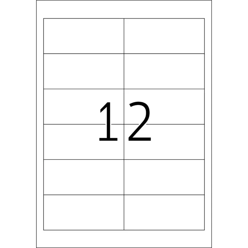 Samolepiace etikety do tlačiarne HERMA Labels Premium A4 97x42,3 mm