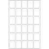 Univerzálne etikety HERMA 19x27 mm biela papier matný na ručné popísanie