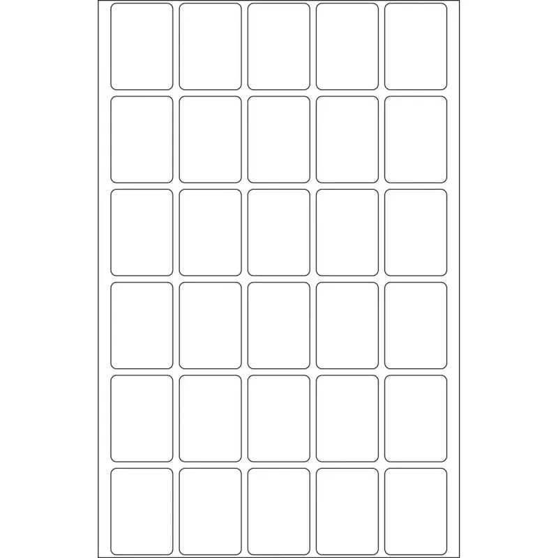 Univerzálne etikety HERMA 19x27 mm biela papier matný na ručné popísanie