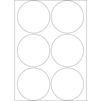 Univerzálne etikety HERMA 192 ks Ø 50 mm okrúhle biela papier