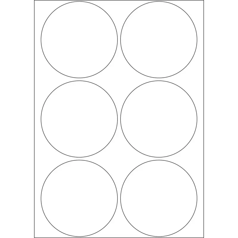 Univerzálne etikety HERMA 192 ks Ø 50 mm okrúhle biela papier