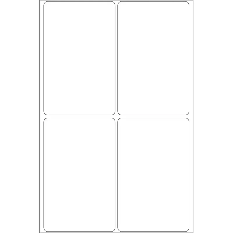 Univerzálne etikety HERMA 52x82 mm biela papier matný na ručné popísanie 128 ks