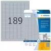 Etikety na typové štítky HERMA 4725 ks A4 25x10 mm strieborná