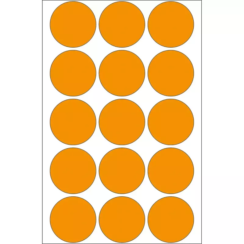 Univerzálne etikety HERMA 2274 žiarivo oranžová 32 mm okrúhle 360 ks