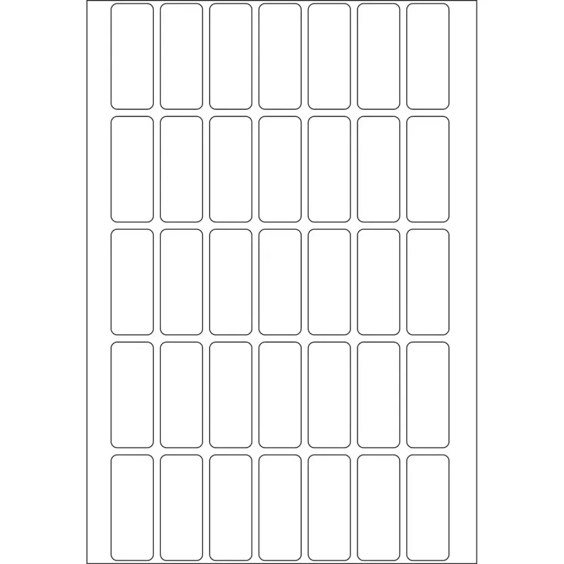 Univerzálne etikety HERMA 1120 ks 12x30 mm biela papier matný