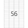 Odnímateľné etikety HERMA A4 52,5x21,2 mm biela 1400 ks