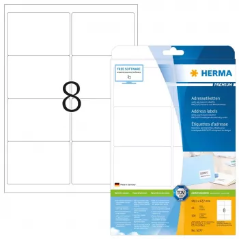 Adresné etikety Premium HERMA 5077 A4 99,1 x 67,7 mm 200 ks
