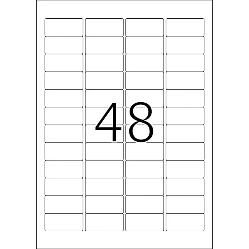 Samolepiace tlačové etikety HERMA Labels A4 45,7 x 21,2 mm