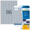 Samolepiace tlačové etikety HERMA Labels A4 30,5x16,9 mm strieborná lesklá fólia 2400 ks