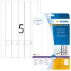 Etikety na spisové dosky HERMA A4 34x297 mm biela papier matný nepriehľadná 125 ks