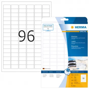Atramentové etikety HERMA A4 30,5x16,9 mm 2400 ks